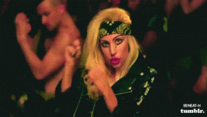 Lady Gaga GIF. Artiesten Lady gaga Gifs Mode &amp;amp; beauty Trouwen met de nacht 