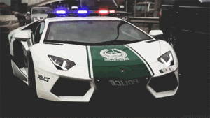 Lamborghini GIF. Voertuigen Politie Lamborghini Gifs Gekenmerkte Aventador Lp700 Dubai 