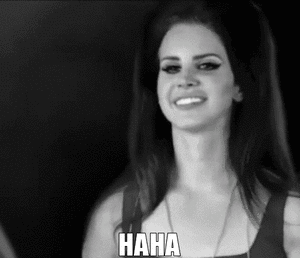 Lana Del Rey GIF. Boos Artiesten Gifs Lana del rey Sarcastisch Gefrustreerd Sarcasme Hekel aan Dood gaan Haha sterve 