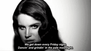 Lana Del Rey GIF. Artiesten Gifs Lana del rey Body elektrische 