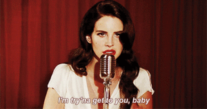 Lana Del Rey GIF. Artiesten Gifs Lana del rey Bubbels Tropico 