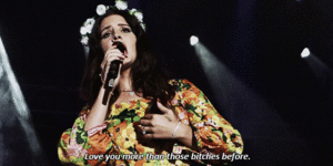 Lana Del Rey GIF. Boos Artiesten Gifs Lana del rey Sarcastisch Gefrustreerd Sarcasme Hekel aan Dood gaan Haha sterve 