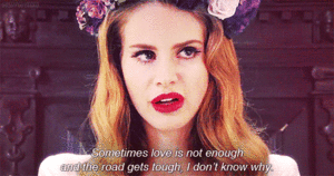 Lana Del Rey GIF. Artiesten Gifs Lana del rey Glimlach Knal Lachend Mooi Zwart en wit 