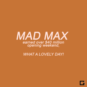 Mad Max GIF. Films en series Gifs Mad max 