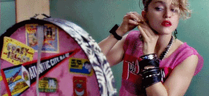 Madonna GIF. Boos Artiesten Madonna Gifs Stoppen Hou je mond 