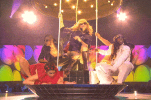 Lady Gaga GIF. Artiesten Ellen Lady gaga Madonna Gifs Schaduw Het werpen 