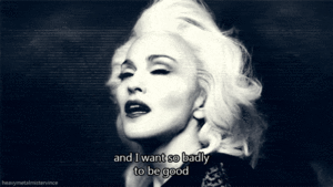 Madonna GIF. Artiesten Madonna Gifs 1985 Molly meldrum 