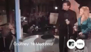 Madonna GIF. Artiesten Madonna Gifs Wenk Zwart en wit Music 