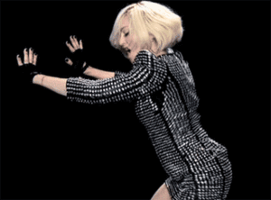 Madonna GIF. Dansen Artiesten Madonna Rood Gifs Het zingen Werkend Confessions tour 