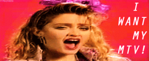 Madonna GIF. Artiesten Rekken Madonna Gifs Opgehangen 