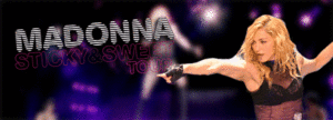 Madonna GIF. Artiesten Madonna Gifs Tieten Zwart en wit Jas 