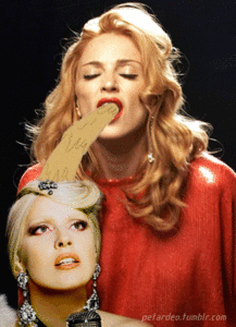 Madonna GIF. Artiesten Lady gaga Madonna Gifs Hollywood Muziekvideo Flexibele 