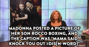 Madonna GIF. Artiesten Madonna Gifs Koorts Arsenio hall 