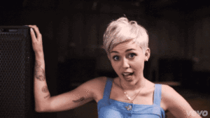 Miley Cyrus GIF. Artiesten Miley cyrus Gifs We cant stop 