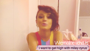 Miley Cyrus GIF. Artiesten Miley cyrus Wow Gifs Verwonderd Snik 