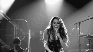 Miley Cyrus GIF. Artiesten Miley cyrus Gifs Opgewonden Gelukkig 