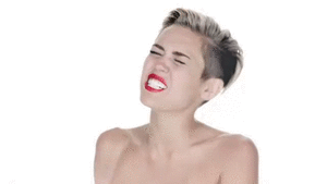 Miley Cyrus GIF. Artiesten Miley cyrus Gifs De mond vol tanden Slavernij 