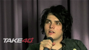 My Chemical Romance GIF. Artiesten My chemical romance Gifs Gerard manier Nemen 40 