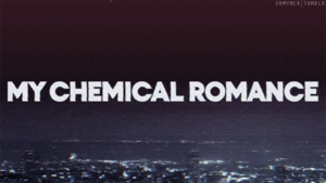My Chemical Romance GIF. Artiesten My chemical romance Gifs Gerard manier Nemen 40 