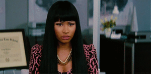 Nicki Minaj GIF. Artiesten Gifs Nicki minaj Geschokt 