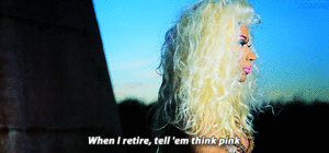 Nicki Minaj GIF. Artiesten Gifs Nicki minaj Schaduw Bet awards Geheim Hush hush 