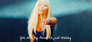 Nicki Minaj GIF. Artiesten Gifs Nicki minaj Brutaal Houding 