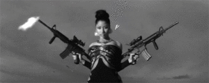 Nicki Minaj GIF. Beroemdheden Artiesten Gifs Nicki minaj Super bass 