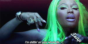 Nicki Minaj GIF. Artiesten Gifs Nicki minaj Wat American idol Afgod 