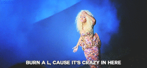 Nicki Minaj GIF. Artiesten Gifs Nicki minaj Brutaal Houding 