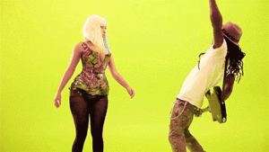 Nicki Minaj GIF. Artiesten Gifs Nicki minaj American idol Brandwond Zuigen 