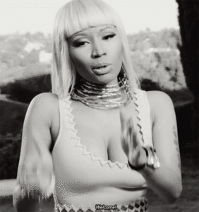Nicki Minaj GIF. Artiesten Gifs Nicki minaj 