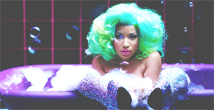 Nicki Minaj GIF. Artiesten Gifs Nicki minaj American idol Eyeroll Yeah right 