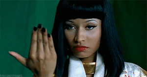 Nicki Minaj GIF. Artiesten Gifs Nicki minaj Muziekvideo Kruipen Nerd 