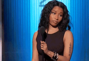 Nicki Minaj GIF. Boos Artiesten Gifs Nicki minaj Gefrustreerd 