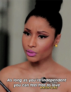 Nicki Minaj GIF. Artiesten Gifs Nicki minaj 