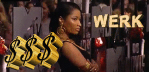 Nicki Minaj GIF. Dansen Artiesten Gifs Nicki minaj Grappig gezicht Wierd 