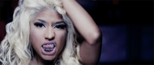 Nicki Minaj GIF. Boos Artiesten Gifs Nicki minaj American idol 