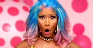 Nicki Minaj GIF. Boos Artiesten Gifs Nicki minaj American idol 