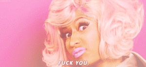 Nicki Minaj GIF. Artiesten Gifs Nicki minaj Wat American idol Afgod 