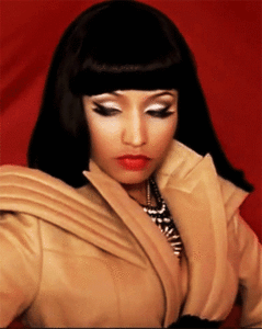 Nicki Minaj GIF. Artiesten Golf Hallo Gifs Nicki minaj Glimlach Gelukkig He 