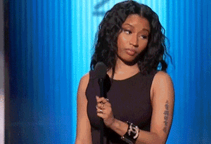 Nicki Minaj GIF. Artiesten Gifs Nicki minaj Schaduw Bet awards 