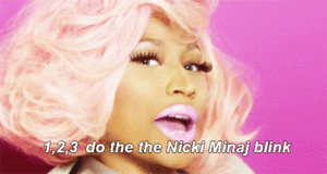 Nicki Minaj GIF. Muziek Beroemdheden Artiesten Gifs Nicki minaj Knal Knipperen Stupid hoe Roman reloaded 