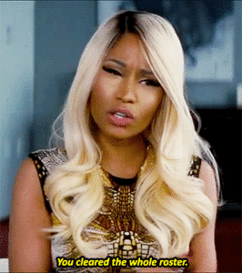 Nicki Minaj GIF. Muziek Artiesten Gifs Nicki minaj Knal Stupid hoe Roman reloaded 