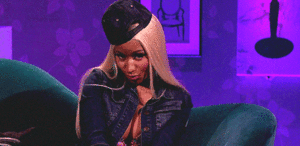 Nicki Minaj GIF. Artiesten Gifs Nicki minaj Griezelig Gelukkig Va va voom 