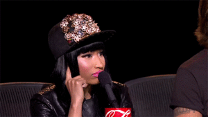 Nicki Minaj GIF. Televisie Artiesten Tv Gifs Nicki minaj Geschokt American idol Afgod Reality tv 