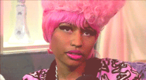 Nicki Minaj GIF. Artiesten Gifs Nicki minaj Lachend Lach 