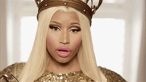 Nicki Minaj GIF. Artiesten Gifs Nicki minaj American idol Eyeroll Yeah right 