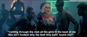 Nicki Minaj GIF. Artiesten Gifs Nicki minaj Onhandig 