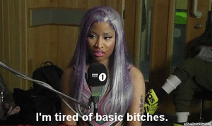 Nicki Minaj GIF. Artiesten Gifs Nicki minaj Lachend Lach 
