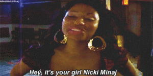 Nicki Minaj GIF. Artiesten Gifs Nicki minaj Haters gaan haten 